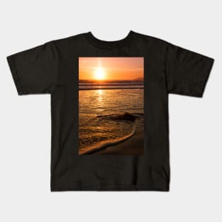 Sunset on the Windy West Coast Kids T-Shirt